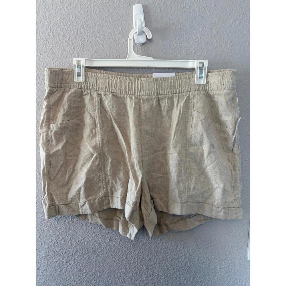 NWT Old Navy High-Rise Linen/Rayon blend shorts size XL. 3.5in inseam.